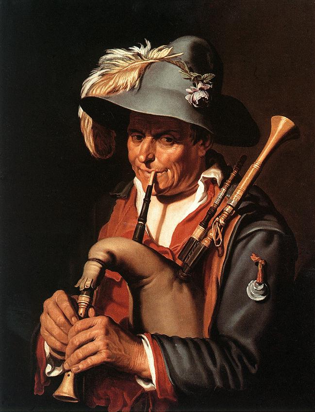 BLOEMAERT, Abraham The Bagpiper ffg